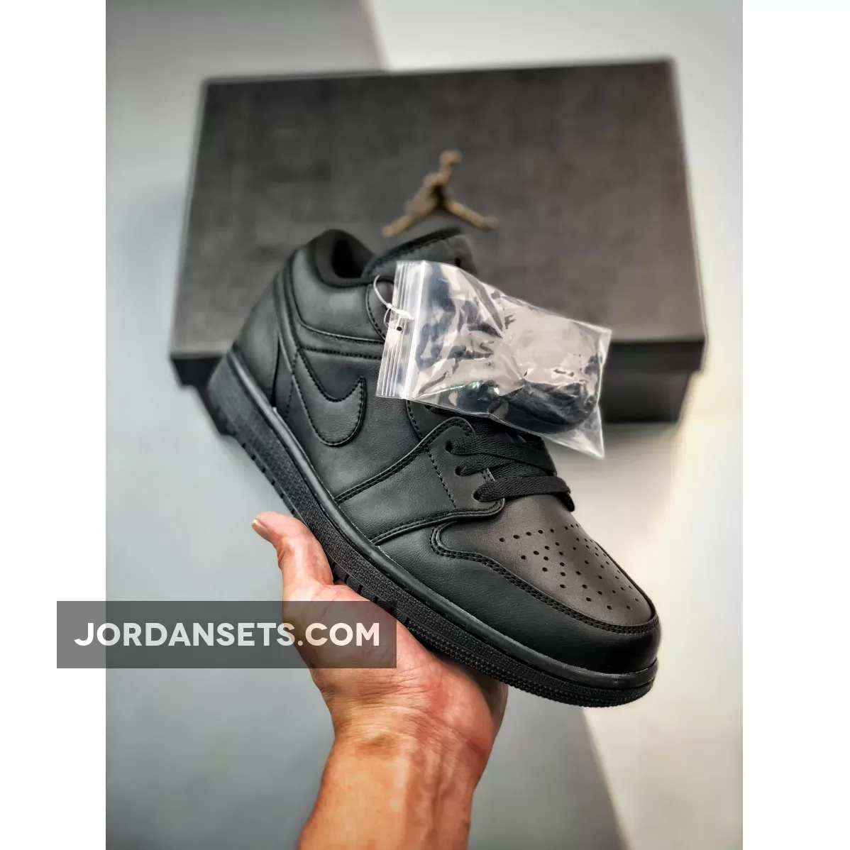 Air Jordan 1 Low Triple Black #jordan 1 triple black low